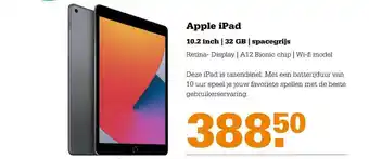 Telecombinatie Apple IPad 10.2 Inch | 32 GB | Spacegrijs aanbieding