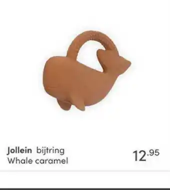 Baby & Tiener Jollein Bijtring Whale Caramel aanbieding