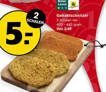 Hoogvliet Gehaktschnitzel 400-440 gram aanbieding