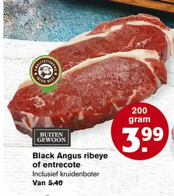 Hoogvliet Black Angus ribeye of entrecote 200 gram aanbieding