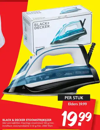 Dekamarkt Black & decker stoomstrijkijzer aanbieding