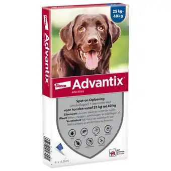 Pets Place Advantix Spot On 400 4 ml - Anti vlooien en tekenmiddel aanbieding