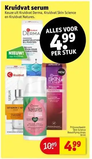 Kruidvat Kruidvat serum aanbieding