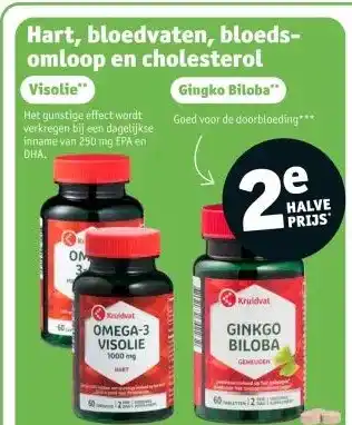 Kruidvat Hart, bloedvaten, bloeds- omloop en cholesterol aanbieding