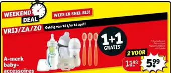 Kruidvat A-merk baby- accessoires aanbieding