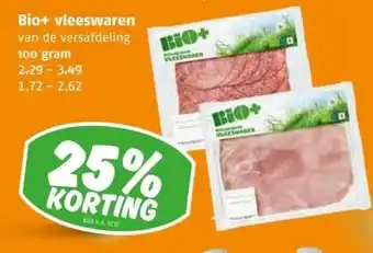 Poiesz Bio+ vleeswaren aanbieding