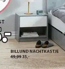 Jysk BILLUND NACHTKASTJE aanbieding