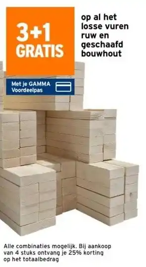 GAMMA op al het losse vuren aanbieding