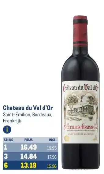 Makro Chateau du Val d'Or aanbieding