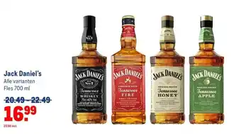 Makro Jack Daniel's aanbieding