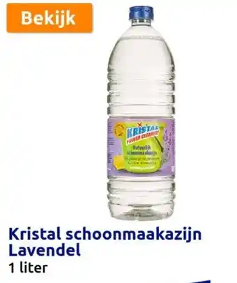 Action Kristal schoonmaakazijn Lavendel 1 liter aanbieding