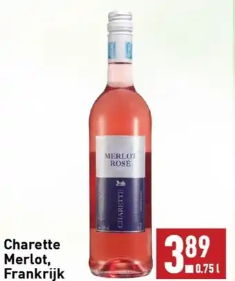 ALDI Charette Merlot, 0.75L aanbieding