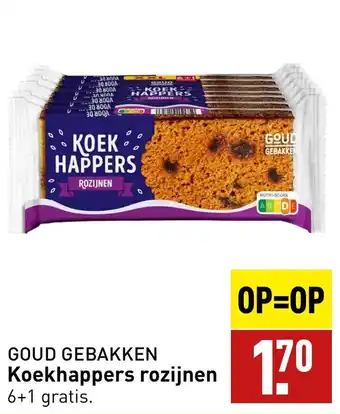 ALDI GOUD GEBAKKEN Koekhappers rozijnen aanbieding