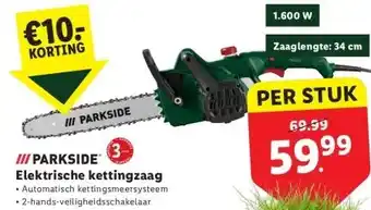 Lidl Elektrische kettingzaag aanbieding