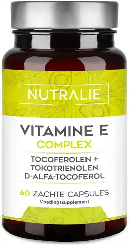 Amazon Vitamine E Maximale Natuurlijke Opname | Antioxidant Celbescherming met 8 Moleculen van Tocoferolen en Tocotriënolen | 60 Sof aanbieding