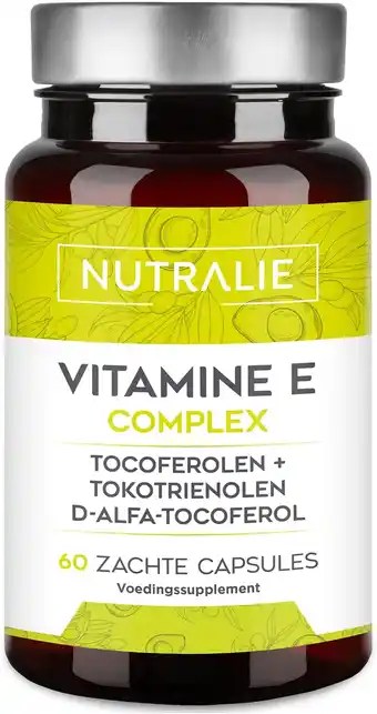 Amazon Vitamine E Maximale Natuurlijke Opname | Antioxidant Celbescherming met 8 Moleculen van Tocoferolen en Tocotriënolen | 60 Sof aanbieding