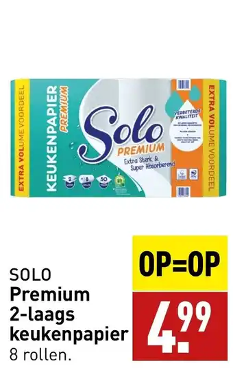 ALDI SOLO Premium 2-laags keukenpapier aanbieding