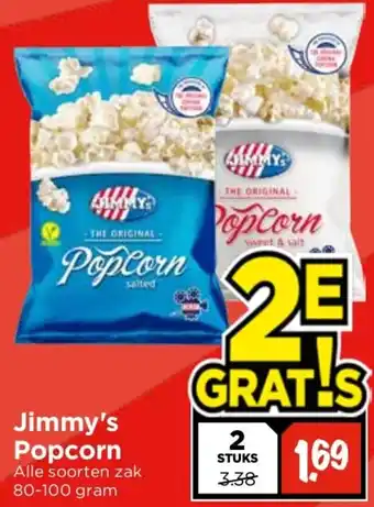 Vomar Voordeelmarkt Jimmy's Popcorn aanbieding