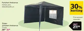 Leen Bakker Partytent Ambiance 300x300x245 cm aanbieding