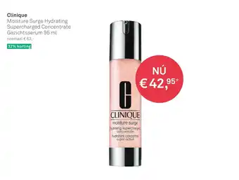 Mooi parfumerie Clinique Moisture Surge Hydrating Supercharged Concentrate. Gezichtsserum 95 ml aanbieding