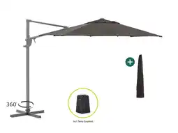 Kees Smit Shadowline Francisco zweefparasol ø 330cm aanbieding