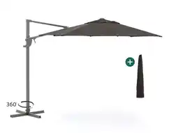 Kees Smit Shadowline Francisco zweefparasol ø 330cm aanbieding