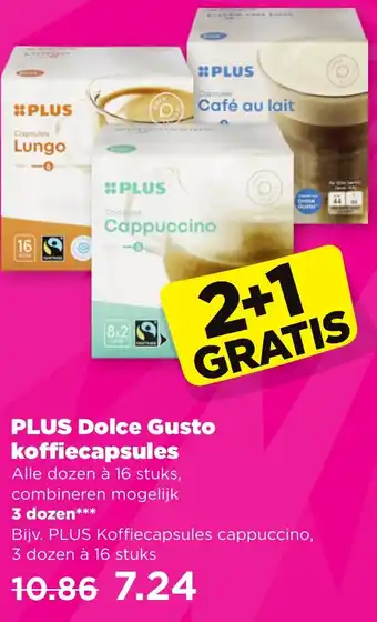 PLUS Dolce Gusto koffiecapsules aanbieding