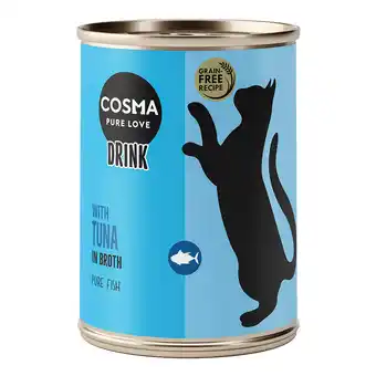 Zooplus 6x100 g Cosma Drink Tonijn Katten Natvoer aanbieding