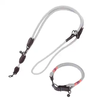 Zooplus Nomad Tales Spirit Set: halsband + lijn, stone M + 200 cm hond aanbieding