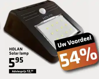 De voordeelmarkt HOLAN Solar lamp aanbieding