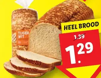 Lidl Tijgerwit heel brood aanbieding