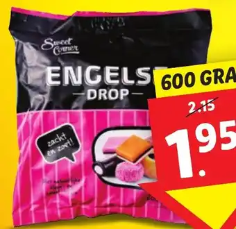 Lidl Engelse drop 600 gram aanbieding