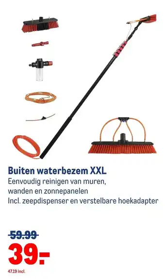 Makro Buiten waterbezem XXL aanbieding