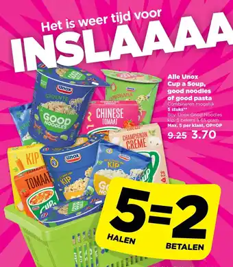 PLUS Unox Good Noodles aanbieding