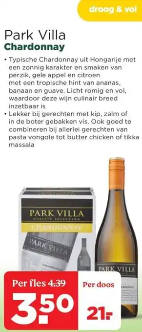 PLUS Park Villa Chardonnay aanbieding