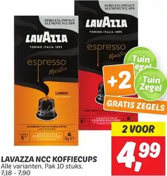 Dekamarkt LAVAZZA NCC KOFFIECUPS aanbieding