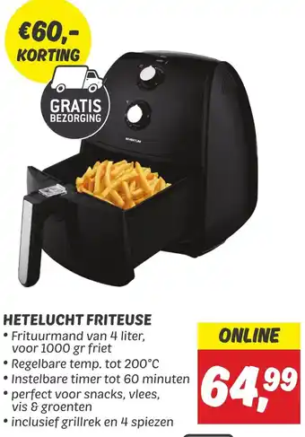 Dekamarkt HETELUCHT FRITEUSE aanbieding