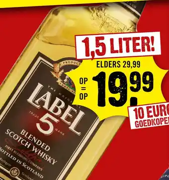 Dirck 3 Label 5 1,5 liter aanbieding