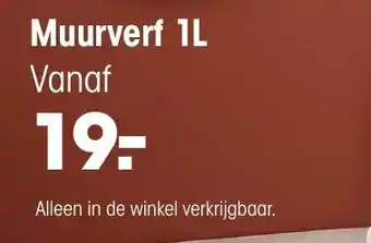 Kwantum Muurverf 1L aanbieding