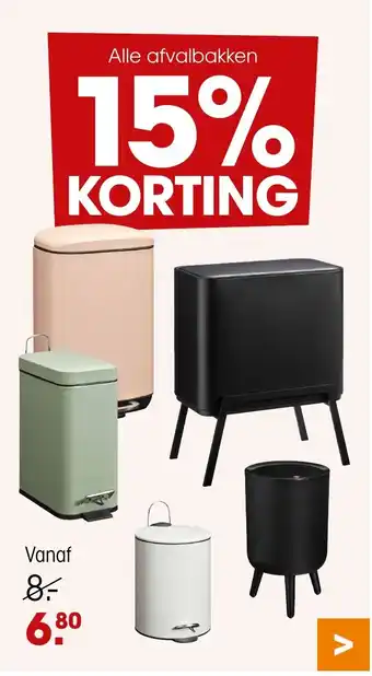 Kwantum Alle afvalbakken aanbieding