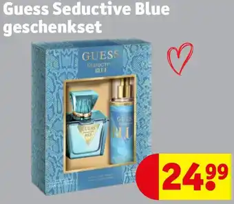 Kruidvat Guess seductive blue geschenkset aanbieding