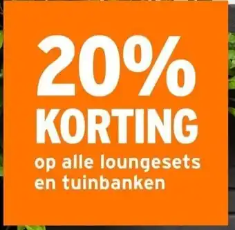 GAMMA op alle loungesets en tuinbanken aanbieding