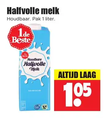 Dirk Halfvolle melk aanbieding