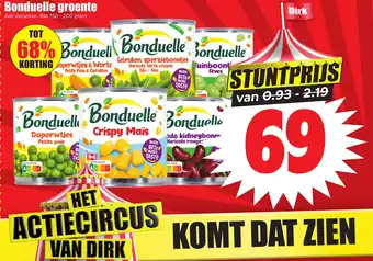 Dirk Bonduelle groentBonduell Bonduelle aanbieding