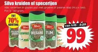 Dirk Silvo kruiden of specerijen aanbieding