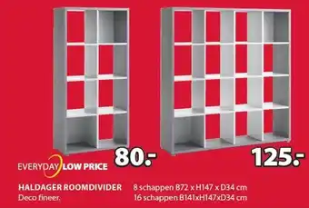 Jysk Everyday Low Price Haldager Roomdivider aanbieding