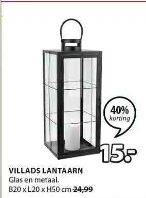 Jysk Villads Lantaarn aanbieding