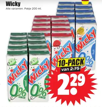 Dirk Wicky 200 ML aanbieding