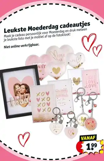 Kruidvat Leukste Moederdag cadeautjes aanbieding