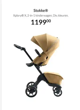 Babypark Stokke® Xplory® X, 2-in-1 kinderwagen aanbieding